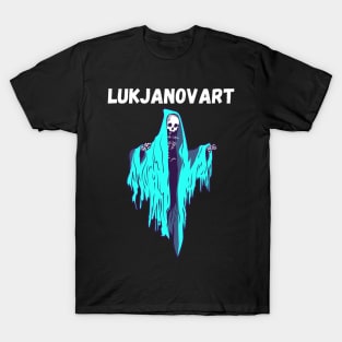 LukjanovArt Death Fan Art Merch T-Shirt